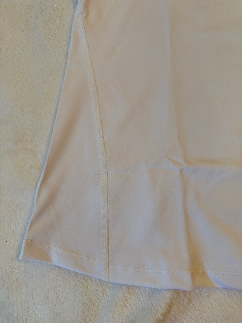 Women’s White Racerback Performance Tank Top - Picture 3 of 5